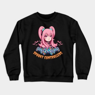 Halloween Spooky Anime Gamer Crewneck Sweatshirt